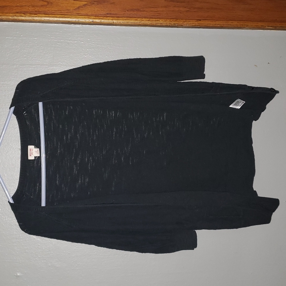 Black cardigan